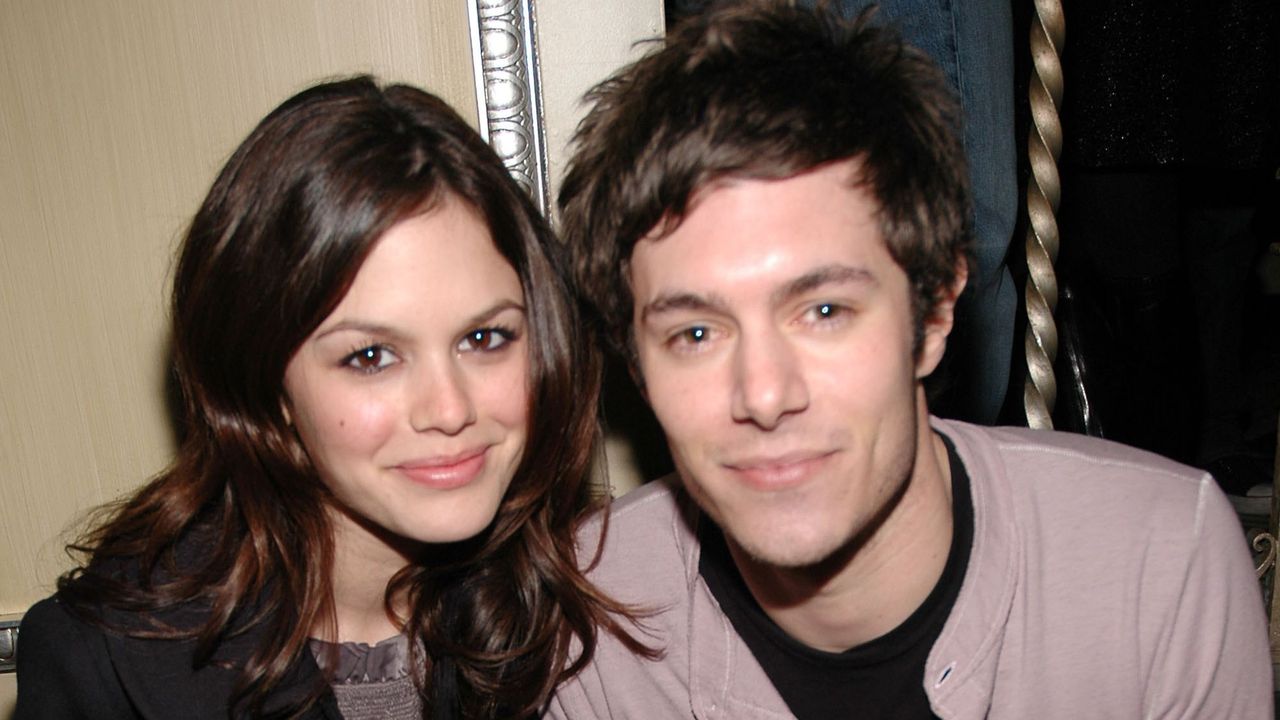 Adam Brody and Rachel Bilson attend the afterparty for the Marc Jacobs Fall 2006 Fashion Show