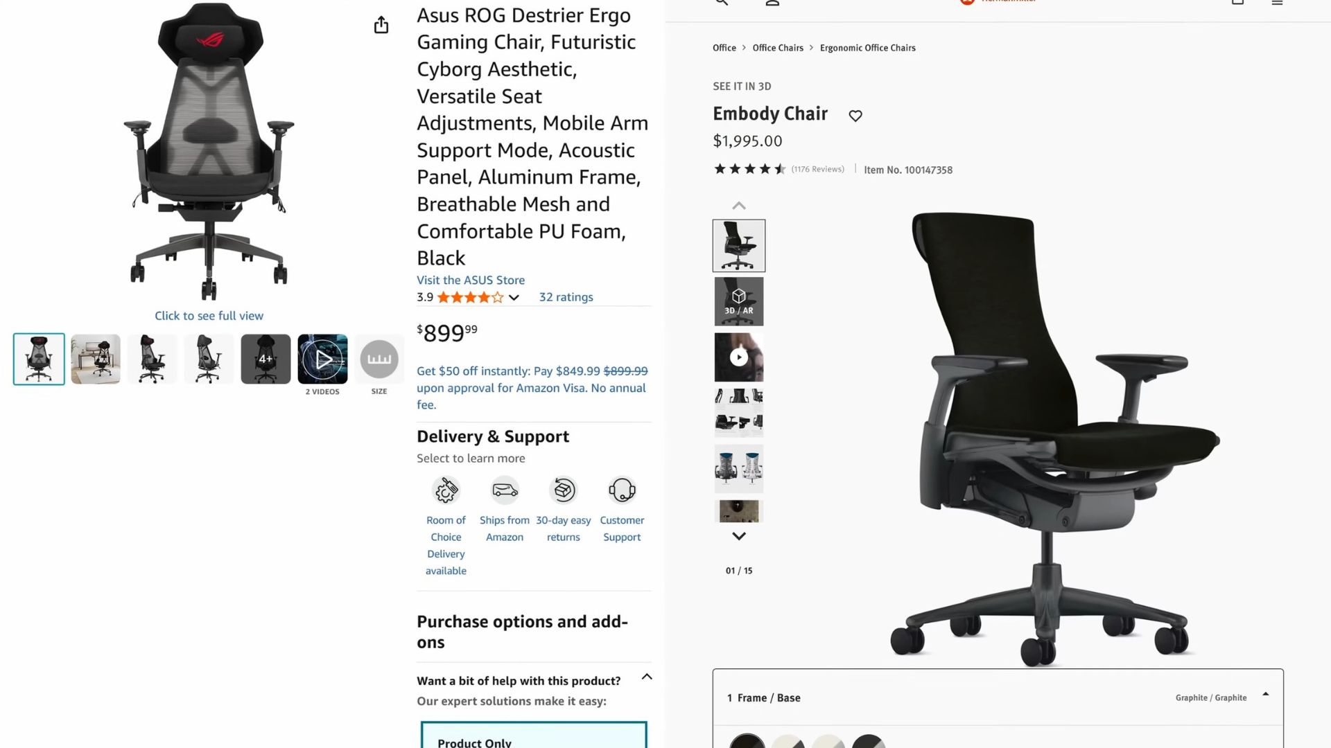 A screenshot Elgato showed in a reveal video, outwardly showing the price of competitor products