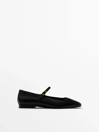 Ballet Flats With Buckle