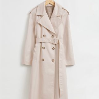 &OtherStories trench - Victoria Beckham's bold flares outfit