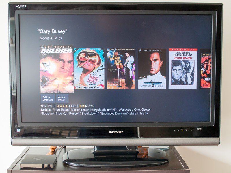 Voice Search Results on Amazon Fire TV