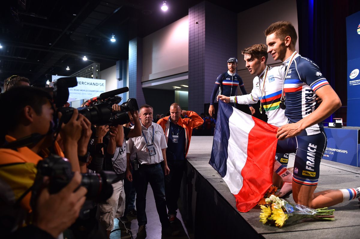 France went first and third in the U23 race thanks to Kevin Ledanois and Anthony Turgis