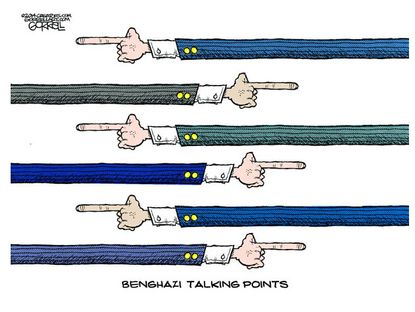 Political cartoon Benghazi