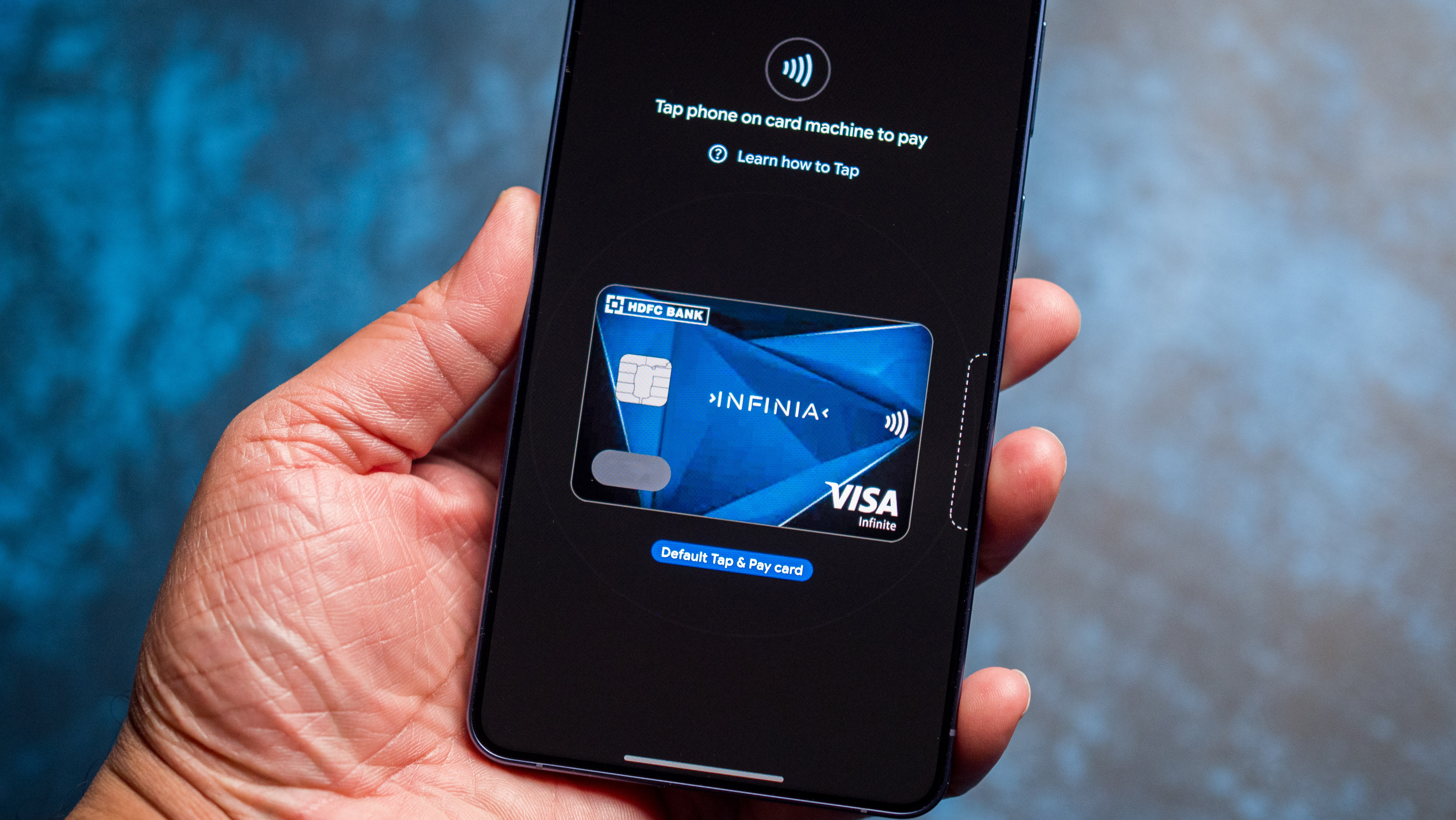 Google Pay's Tap to Pay feature with Infinia in India