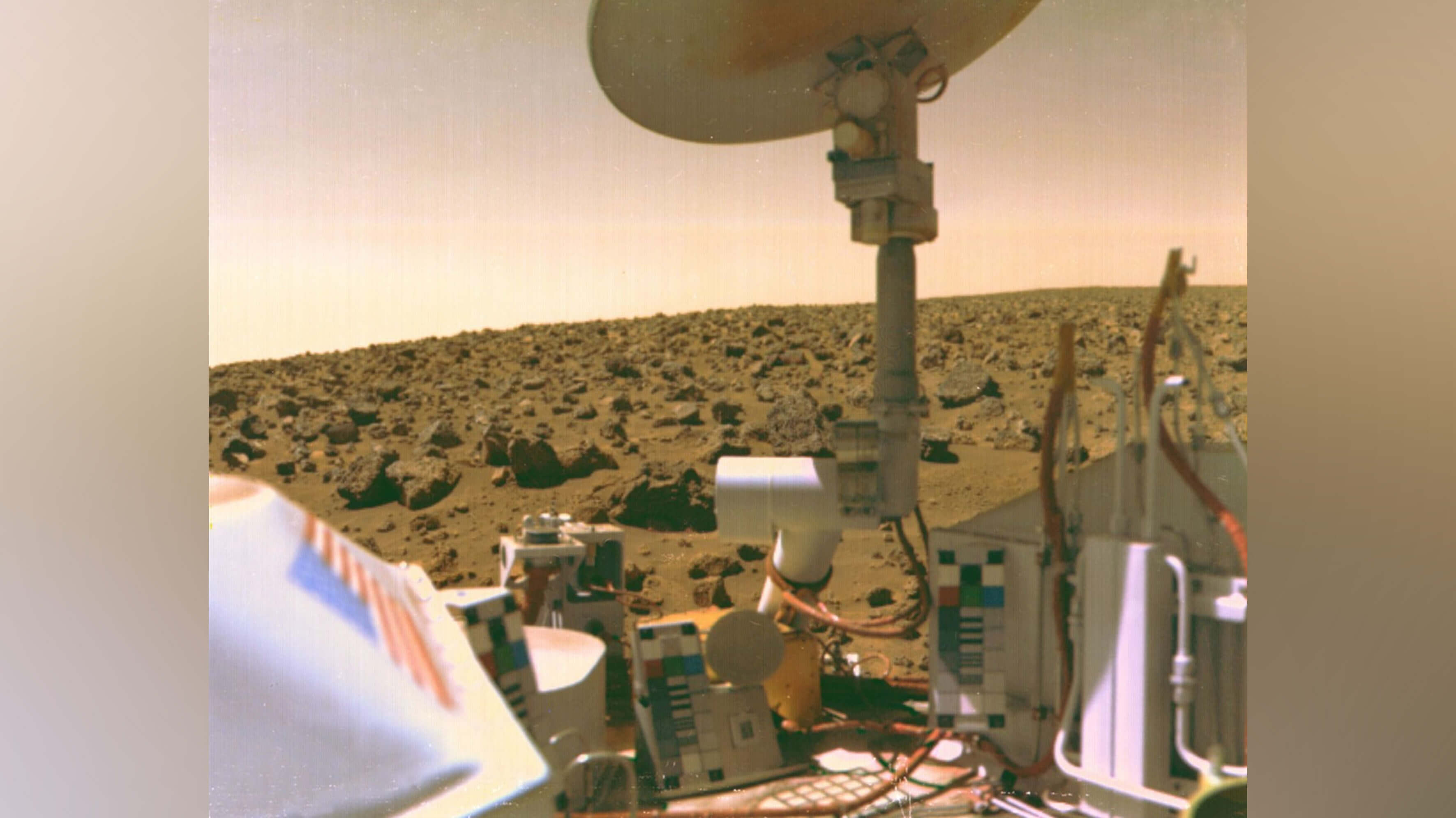 Viking 2 lander on Mars.