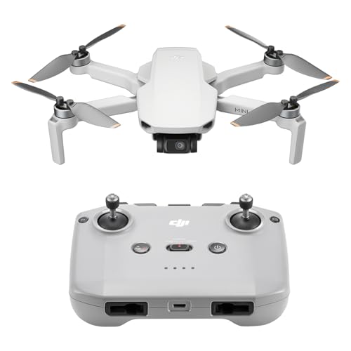 Dji Mini 4k, Drone With 4k Uhd Camera for Adults, Under 249 G, 3-Axis Gimbal Stabilization, 10km Video Transmission, Auto Return, Wind Resistance, 1 Battery for 31-Min Max Flight Time