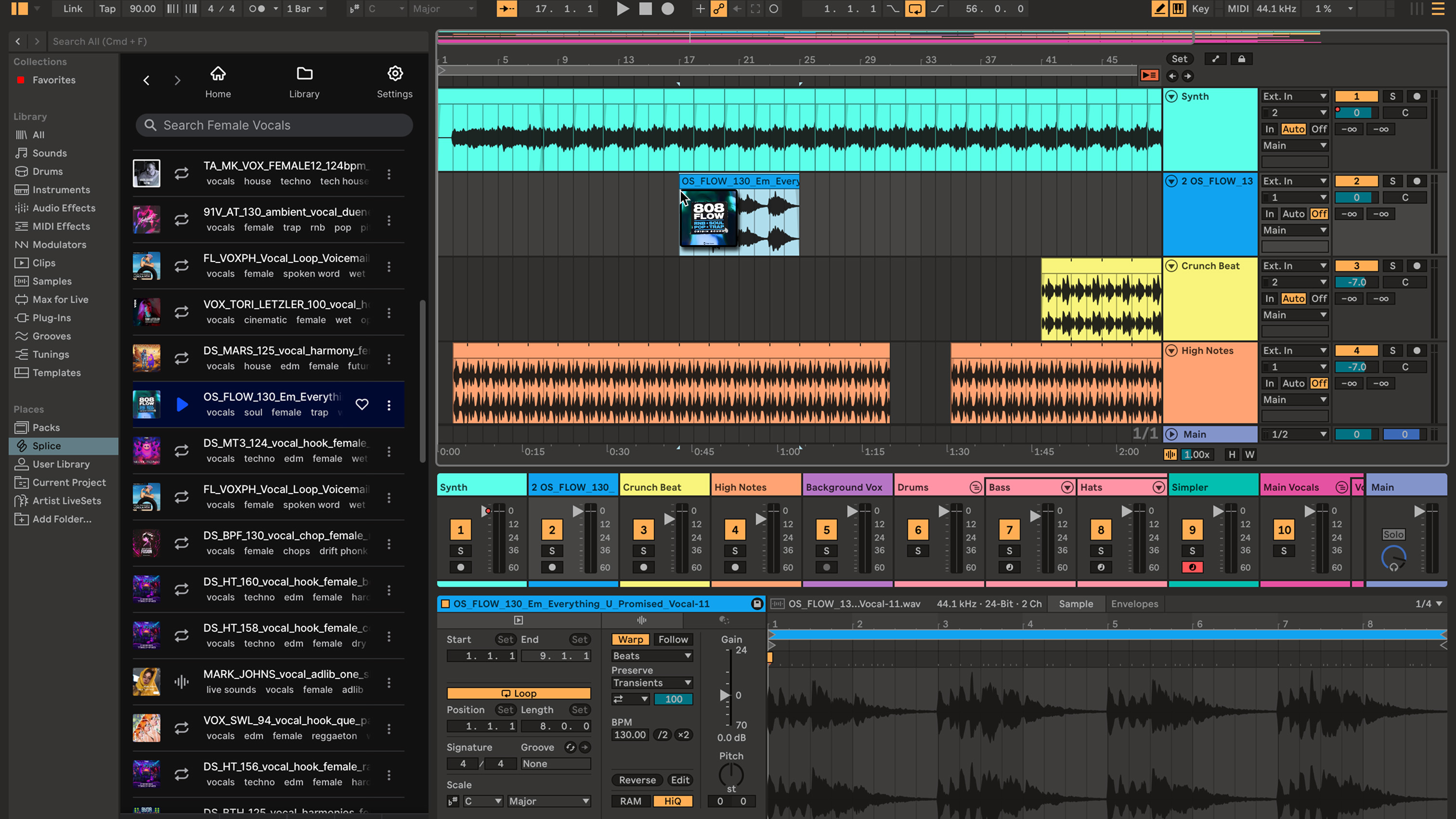 Ableton Splice integration