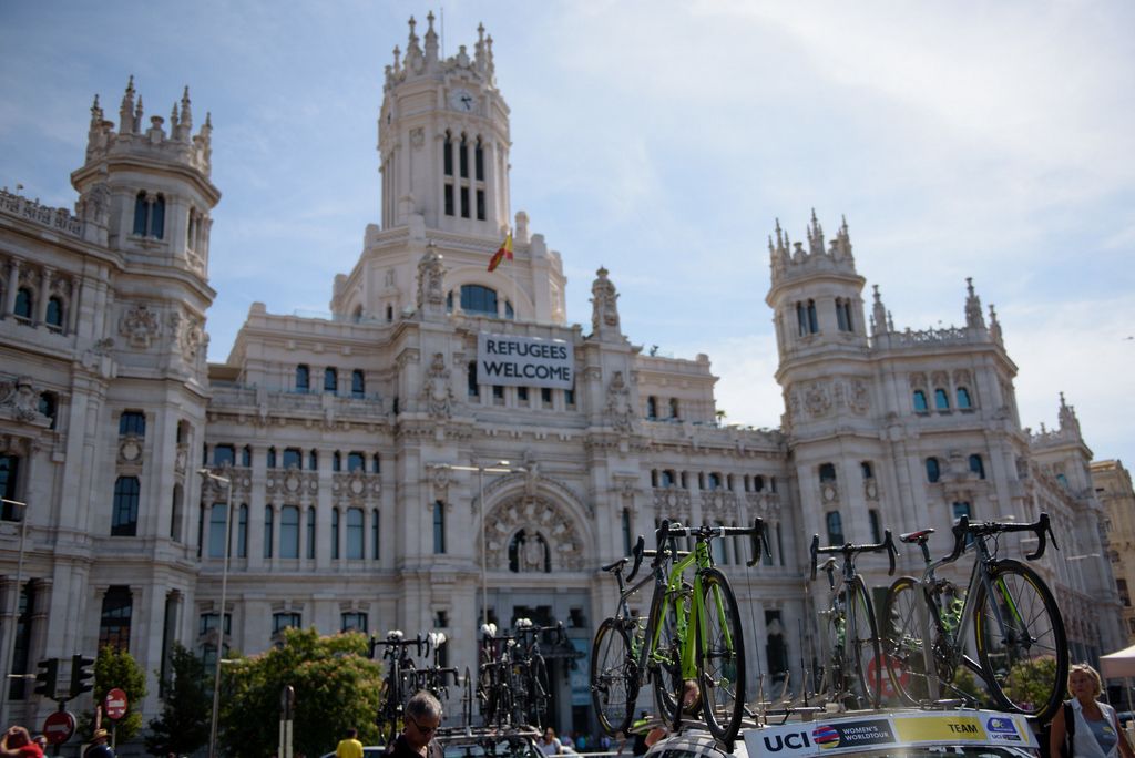 Refugees are welcome in Madrid