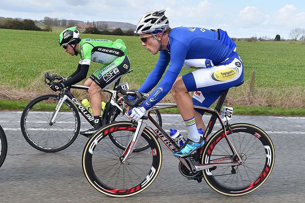Bert Van Lerberghe (Topsport) was in the breakaway