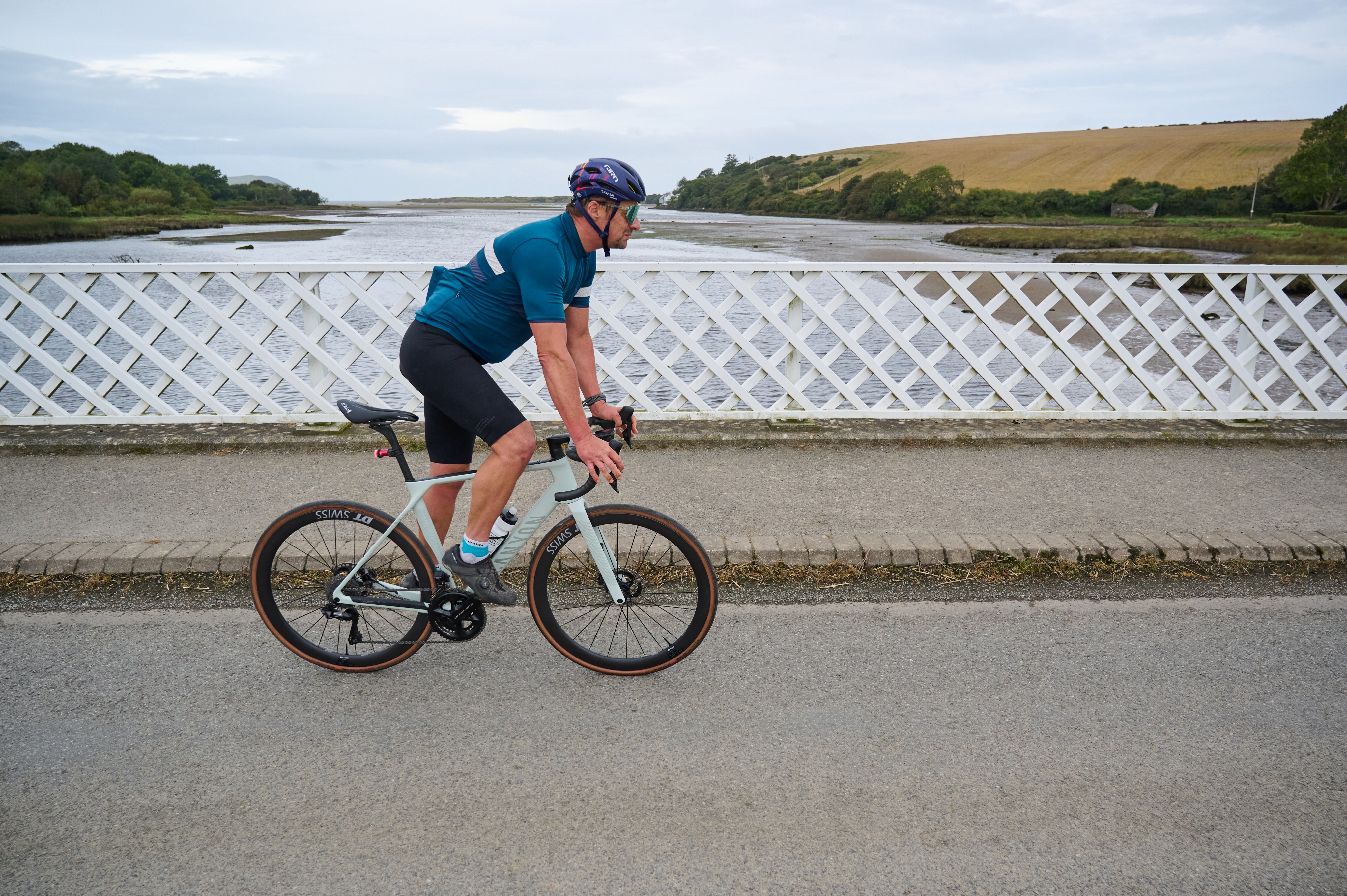 Steve cycling on a 100 mile ride
