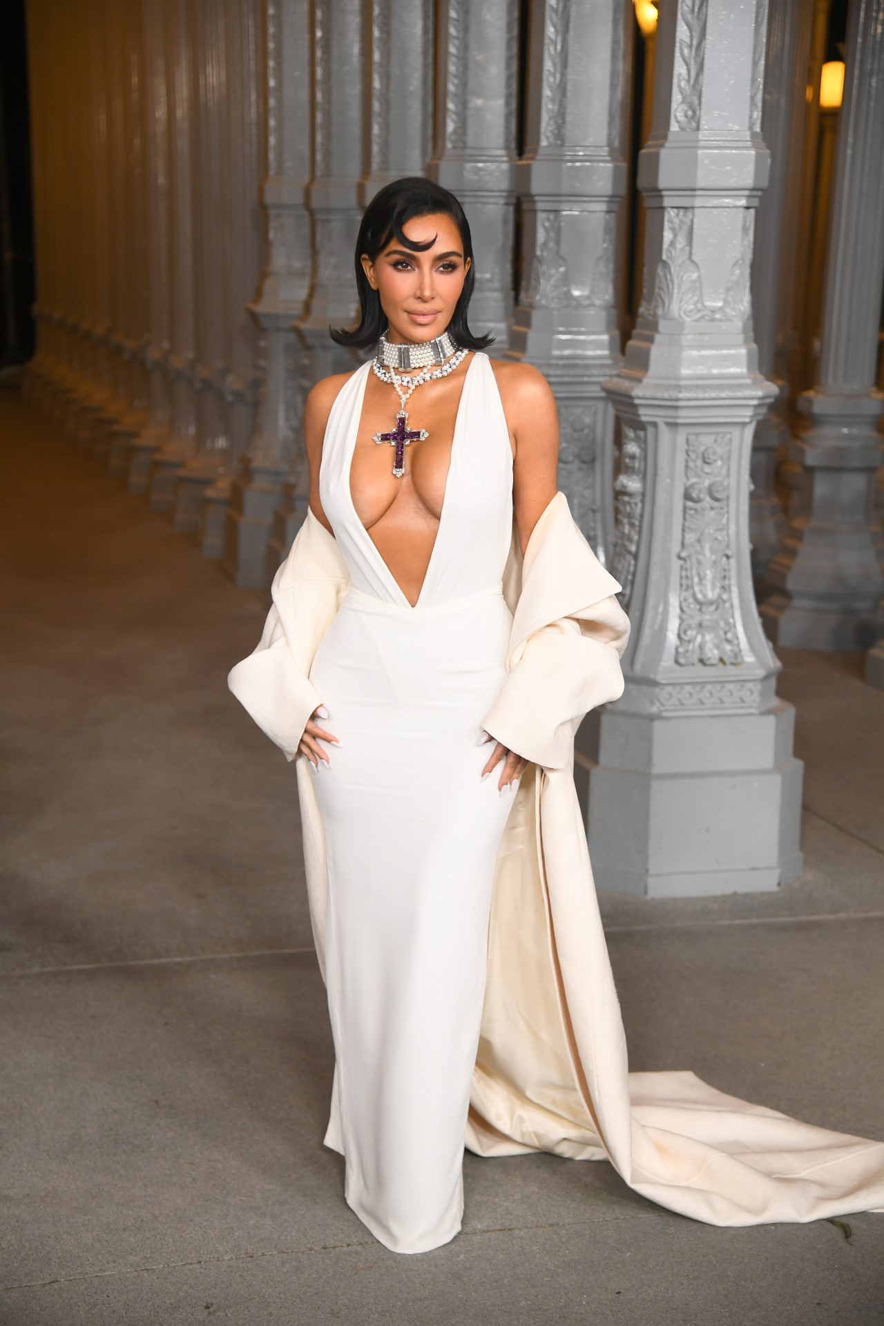 Kim Kardashian attended the 2024 LACMA Art+Film Gala at the Los Angeles County Museum of Art on November 2, 2024 in Los Angeles, California.