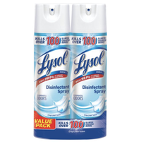 Lysol disinfectant spray (2-pack) | $10.32 at Walmart
Out of stock Single bottle out of stock? You might be in luck with a two-pack. The Walmart site is currently showing availability in certain stores. You can't order online though – it's pickup only. Click though to see if there's any in your local shop.&nbsp;