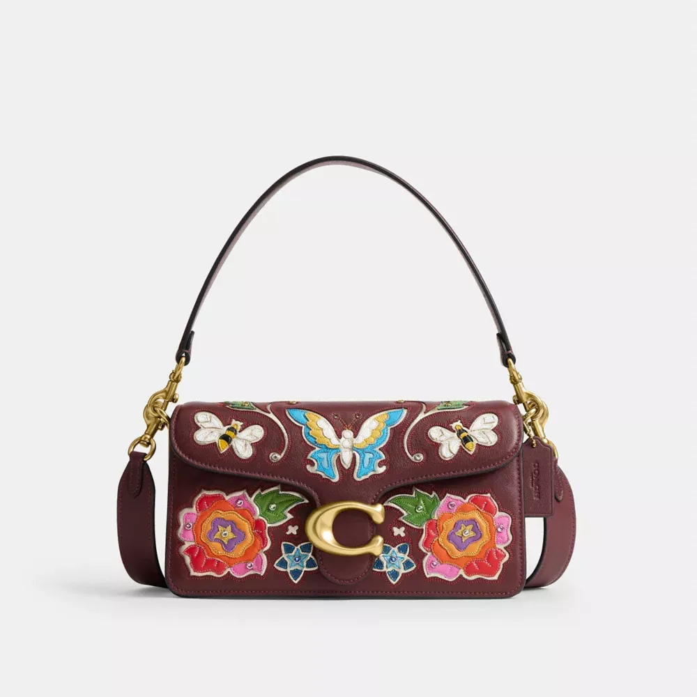 Tabby Shoulder Bag 26 With American Craft Inlay