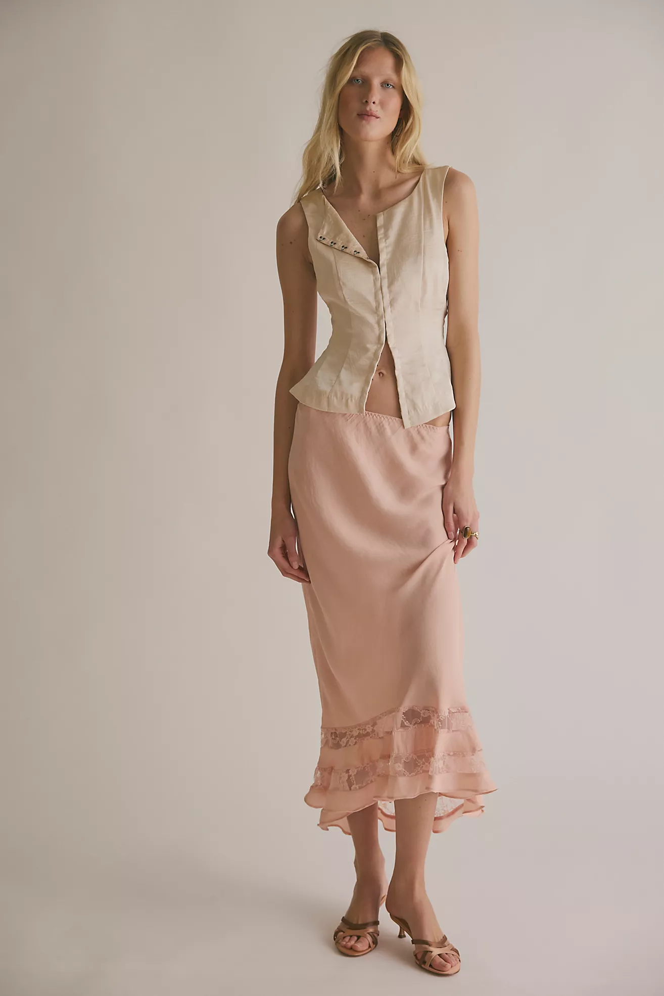 Long Lost Lover Maxi Slip Skirt