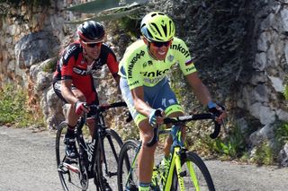 Alberto Contador on stage seven of the 2016 Paris-Nice (Watson)