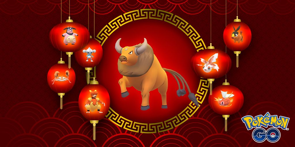 Pokémon Go celebrates the Lunar New Year with Tauros and Red Pokémon