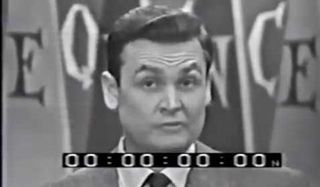 A Young Bob Barker hosting Truth Of Consequences