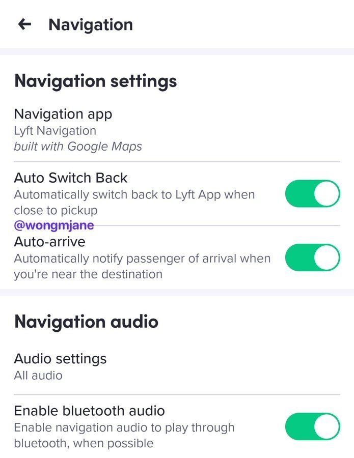 Lyft Auto Arrive
