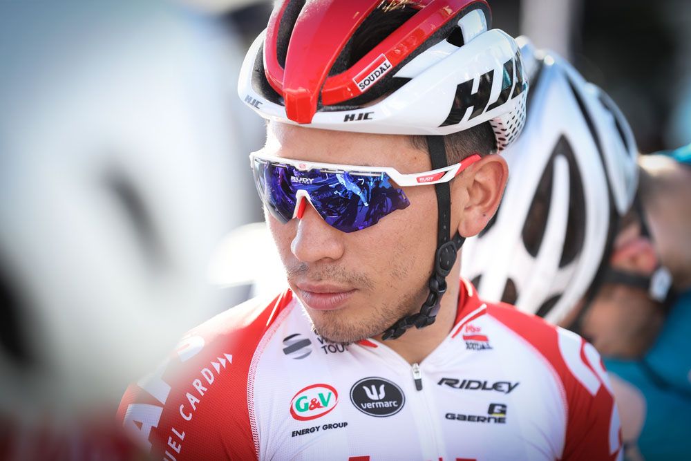 Caleb Ewan (Lotto Soudal) making his first race appearance of 2019 at the Bay Crits