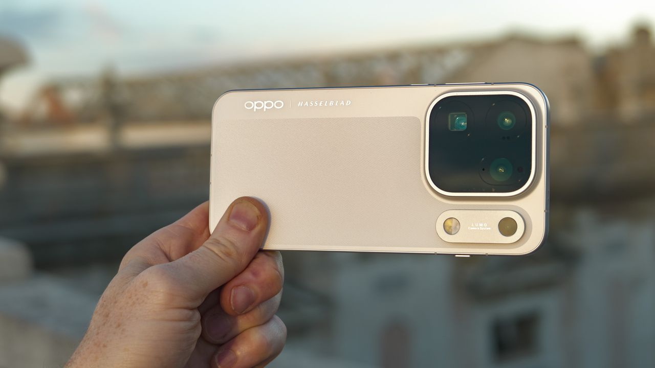 Oppo Find X10 Pro Max phone in user's hand