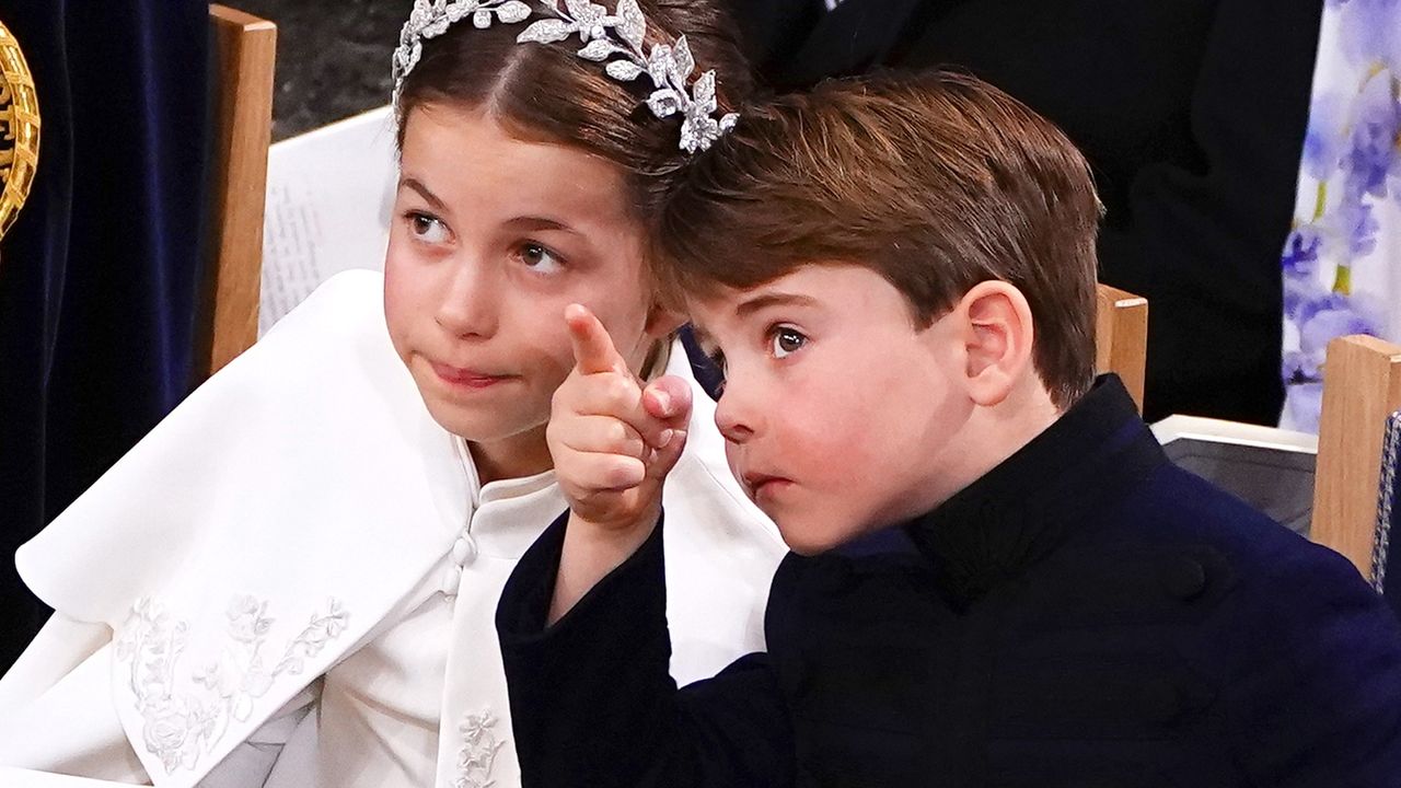 Prince Louis and Princess Charlotte&#039;s encounter Joan Collins