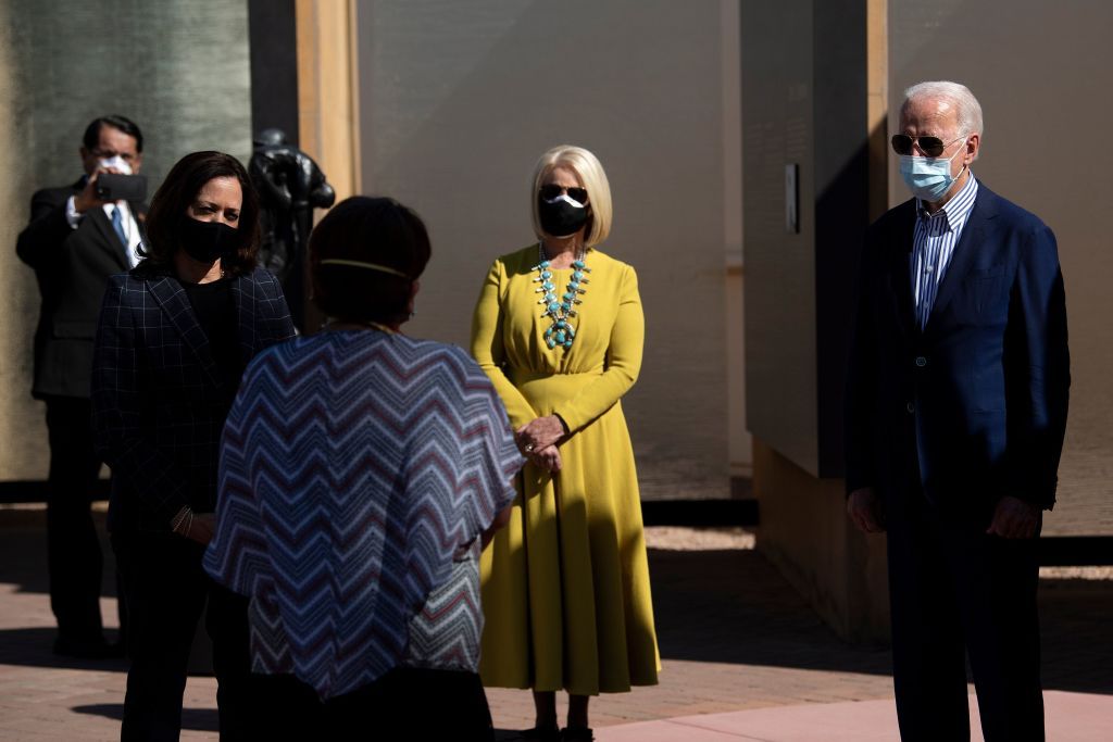 Cindy McCain and President Biden