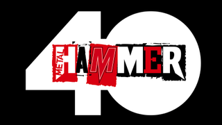 Metal Hammer 40th logo featuring classic and current logo fonts