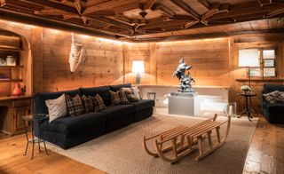 Exhibition within the swiss chalet in Gstaad