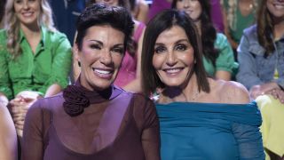 The Golden Bachelor contestants Susan Noles and Kathy Swarts are seen in the audience of The Bachelor Season 28's "Women Tell All," which aired on ABC on March 18, 2024.