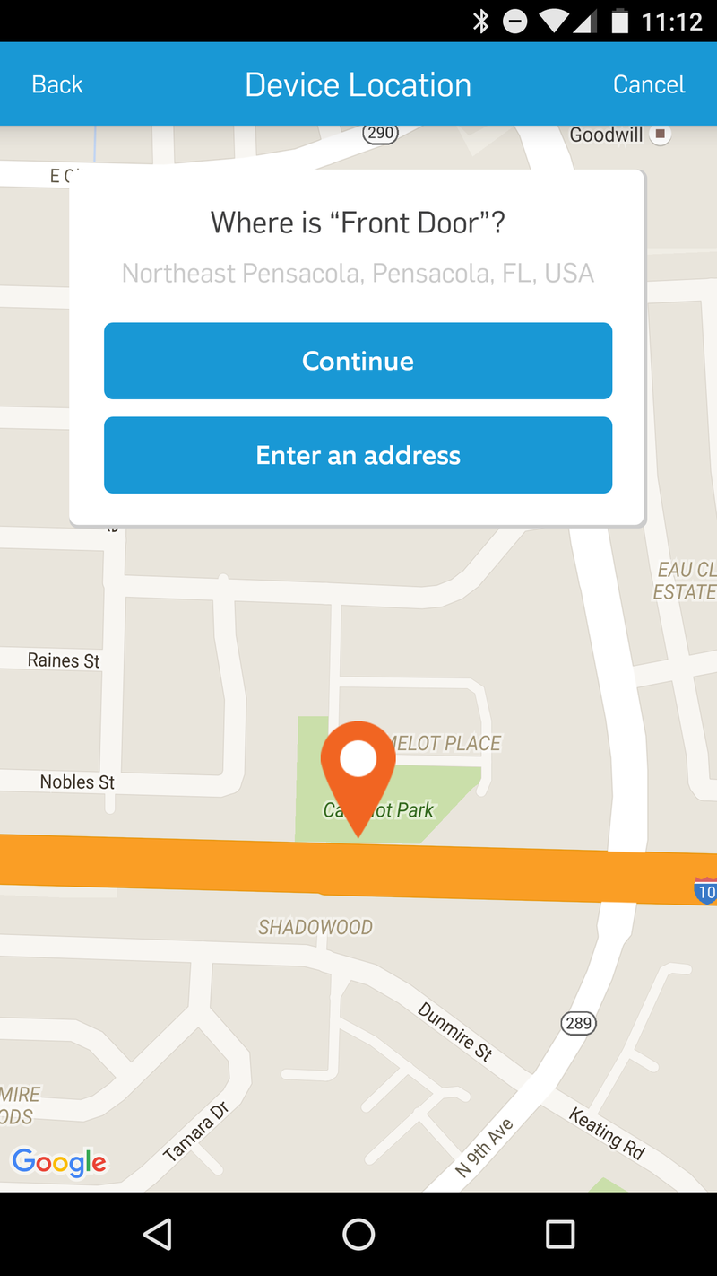 Ring app setup