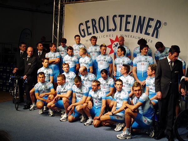 The Gerolsteiner team