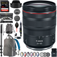 Canon RF 24-105mm + SD card, filters, bag: $899 (was $1,099)
