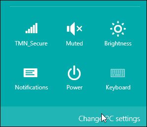 Select Change PC Settings