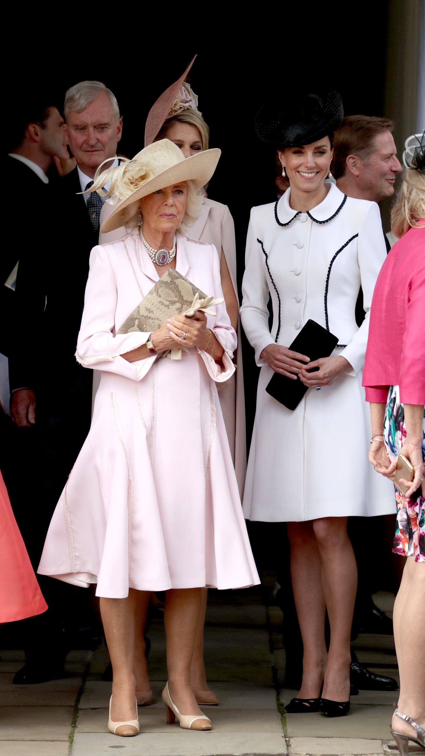 Queen Camilla and Princess Kate attend the Order of the Garter in 2019