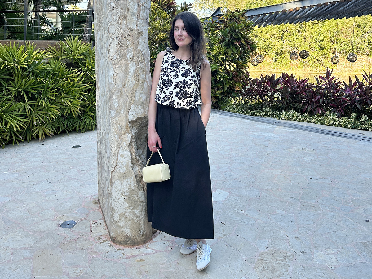 Who What Wear editor Allyson Payer in Mexico