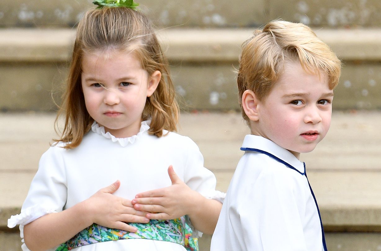 prince george princess charlotte lockdown activity outdoors