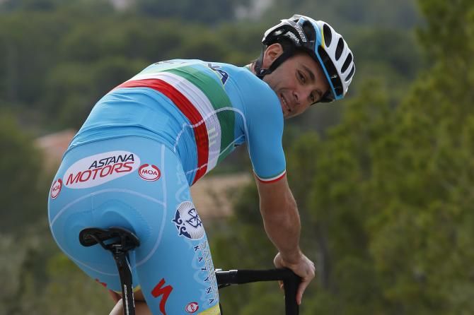 Vincenzo Nibali (Astana) in his 2015 Italian national champion's jersey