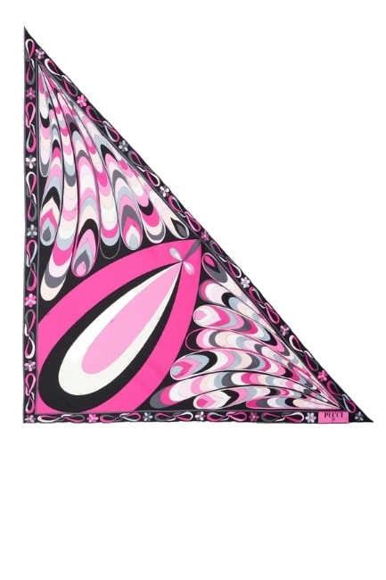 Pucci , Maddalena and Onde Silk Scarf