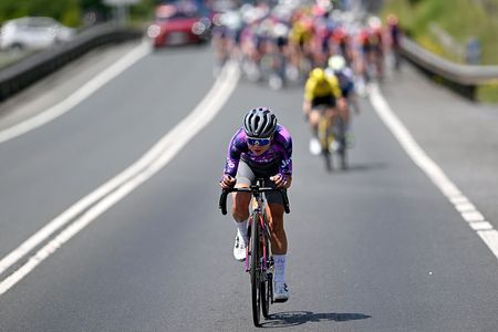 IGORRE SPAIN MAY 17 Silke Smulders of Netherlands and Team Liv AlUla Jayco attacks during the 4th Itzulia Women 2025 Stage 2 a 1165km stage from UgaoMiraballes to Igorre UCIWWT on May 17 2025 in Igorre Spain Photo by Szymon GruchalskiGetty Images