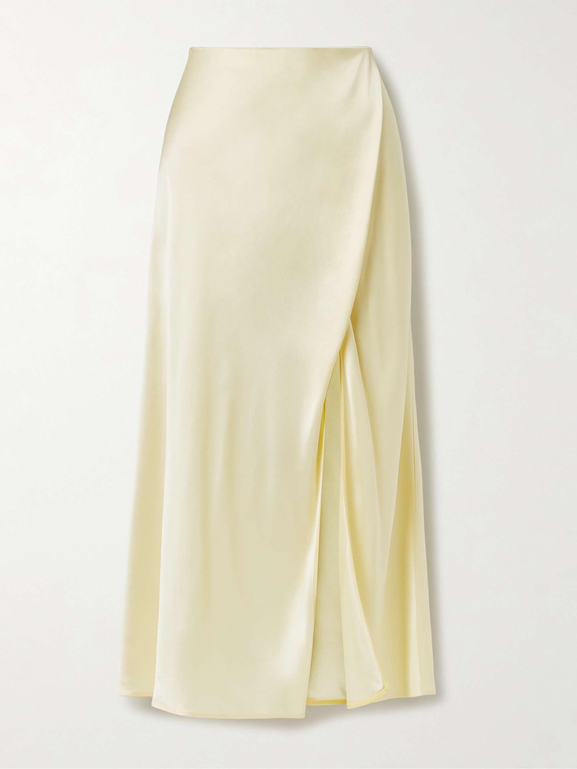 Demi Satin Midi Skirt