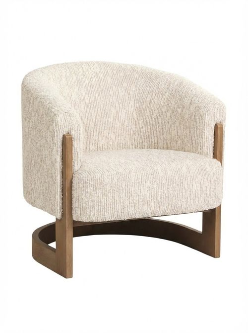 Grey Talbot Fabric Armchair
