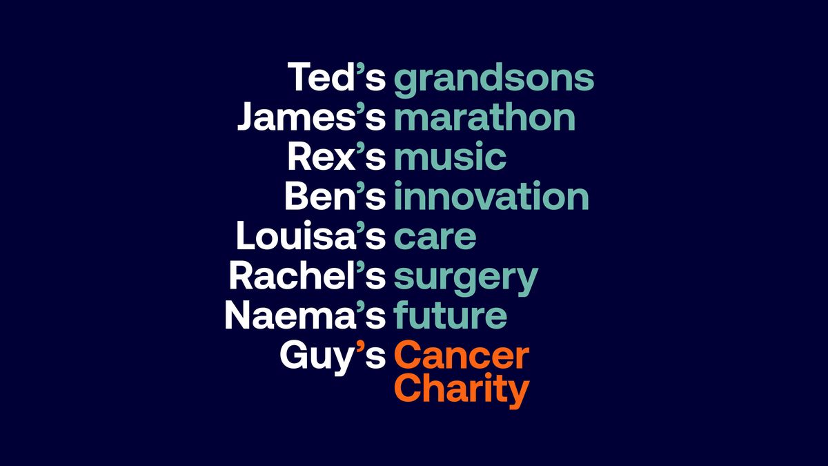 Guy's Cancer Charity by Studio Sutherl&amp;