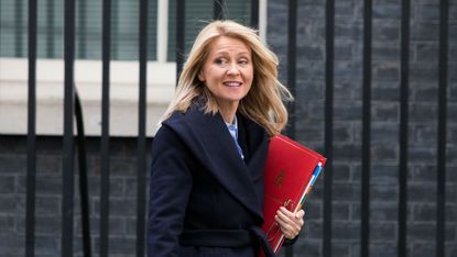 Work and Pensions Secretary Esther McVey leaves Downing Street 