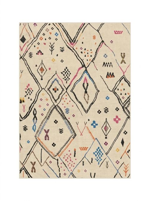 Pamir Ivory Multicolour Rug