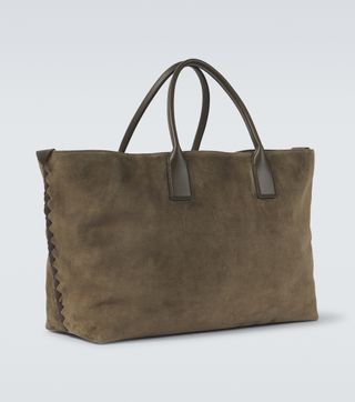 Cabat Large Suede Tote Bag