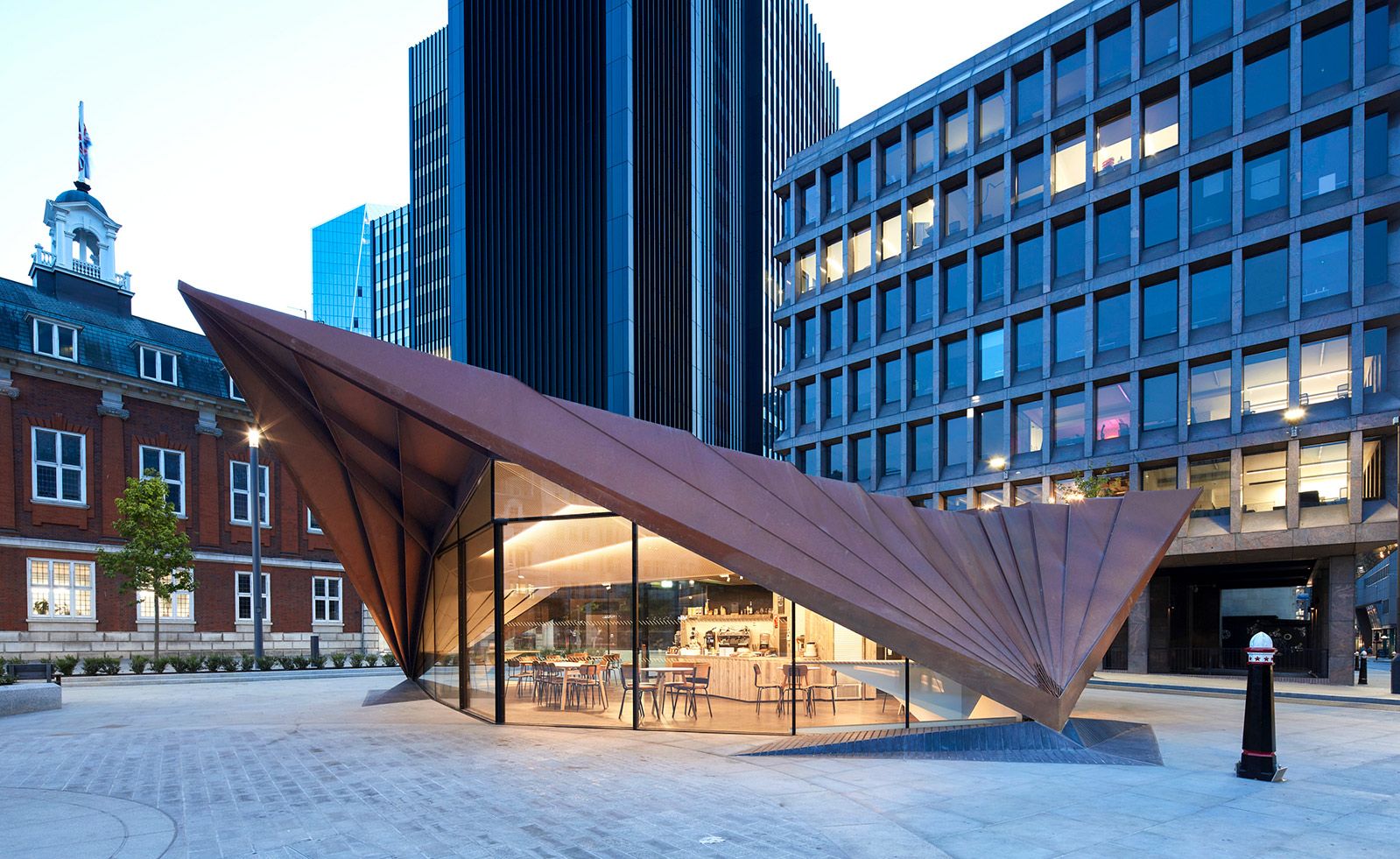 Portsoken Pavilion by MAKE, London, UK