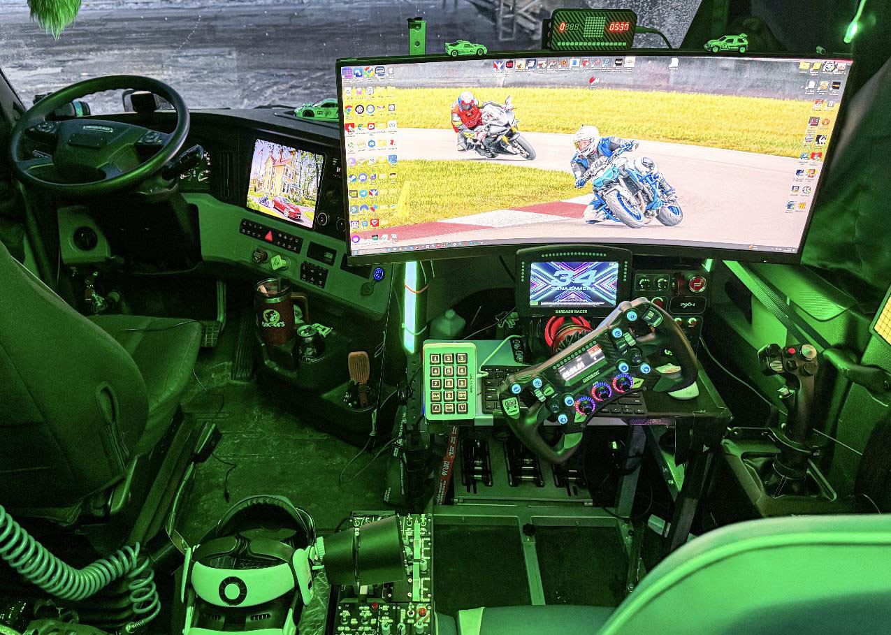 Driving around - real or sim?