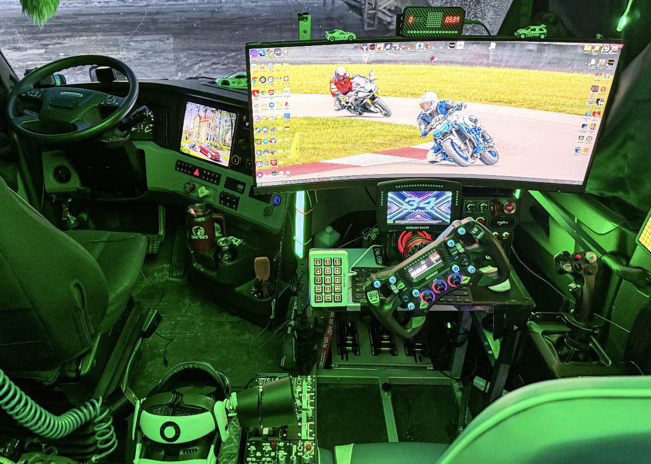 Driving around - real or sim?