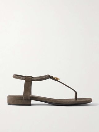 Mindil Embellished Suede Sandals