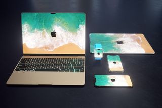 iPhone X MacBook Laptop